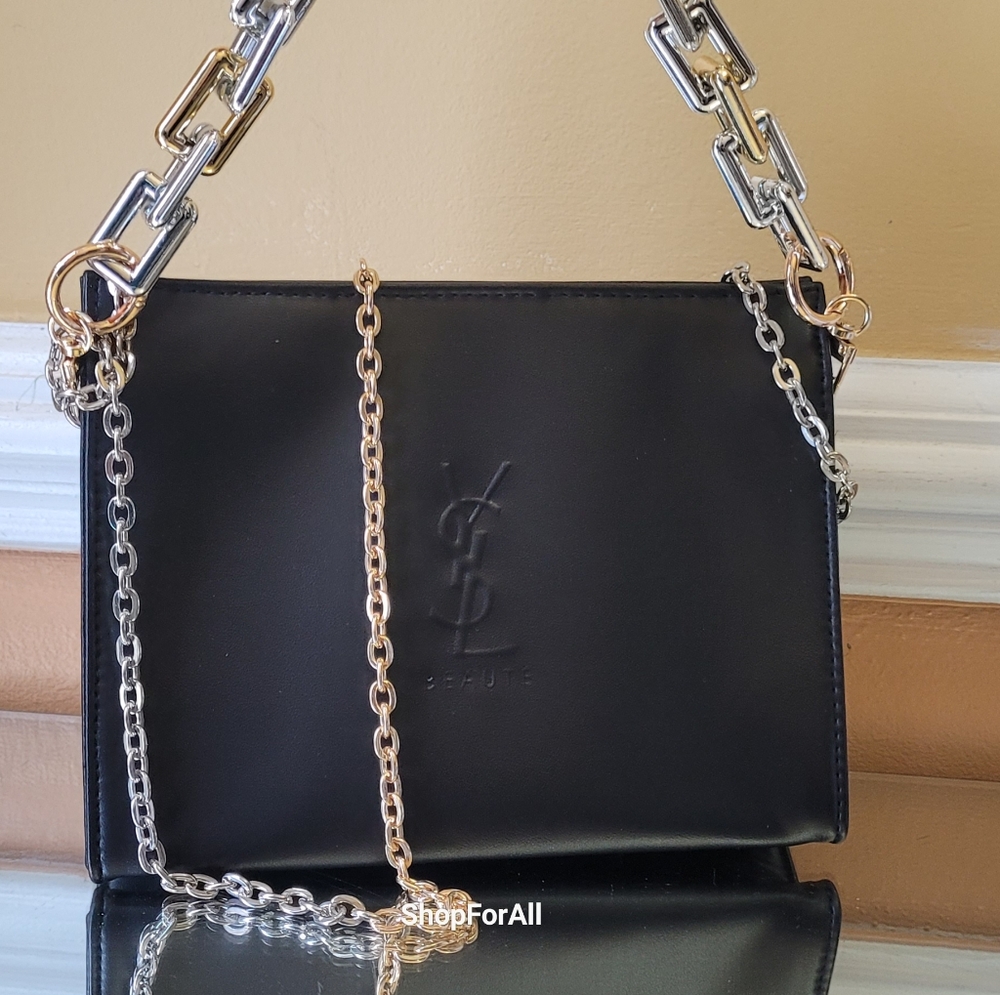 Yves Saint Laurent sliver gold crossbody - Picture 10 of 16